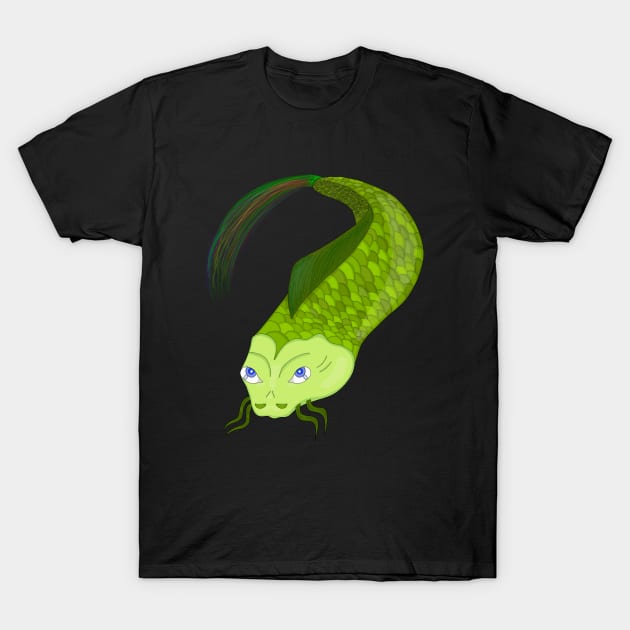 Greenish Fish T-Shirt by DiegoCarvalho